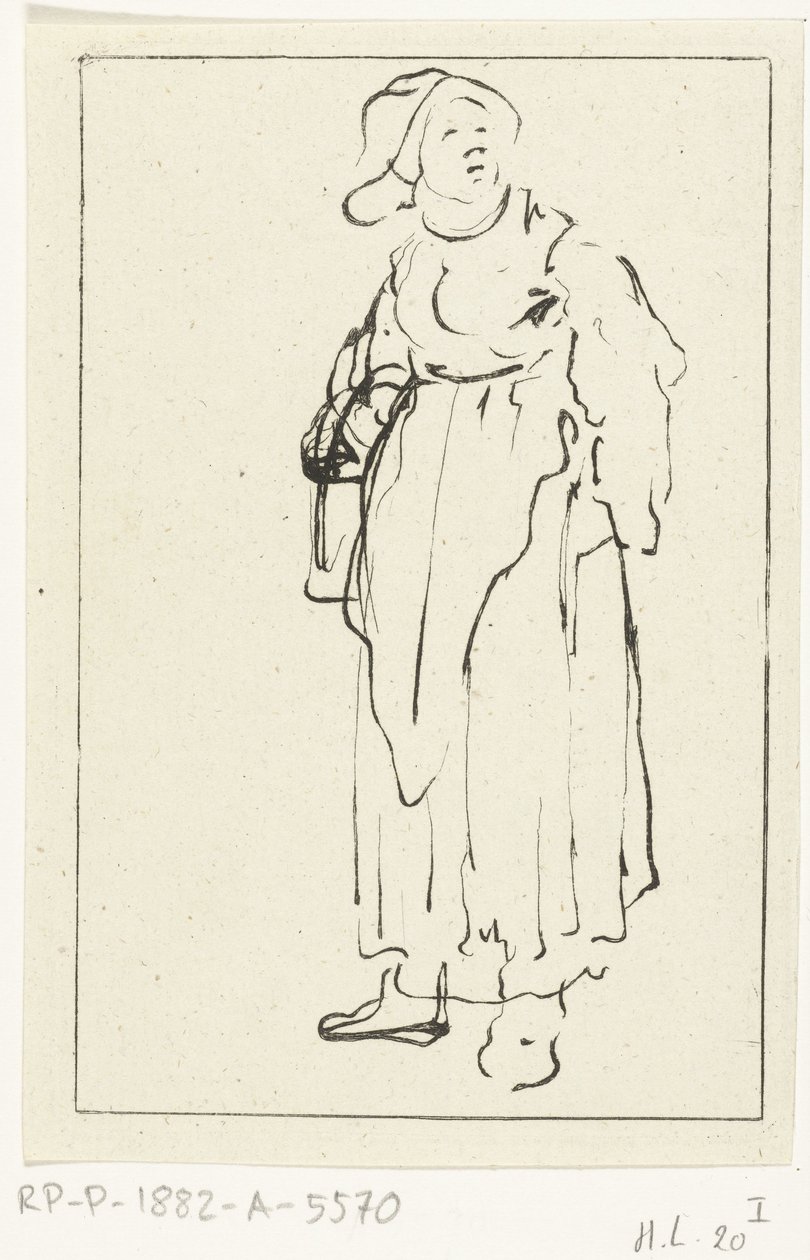 Contadina in piedi da Ernst Willem Jan Bagelaar