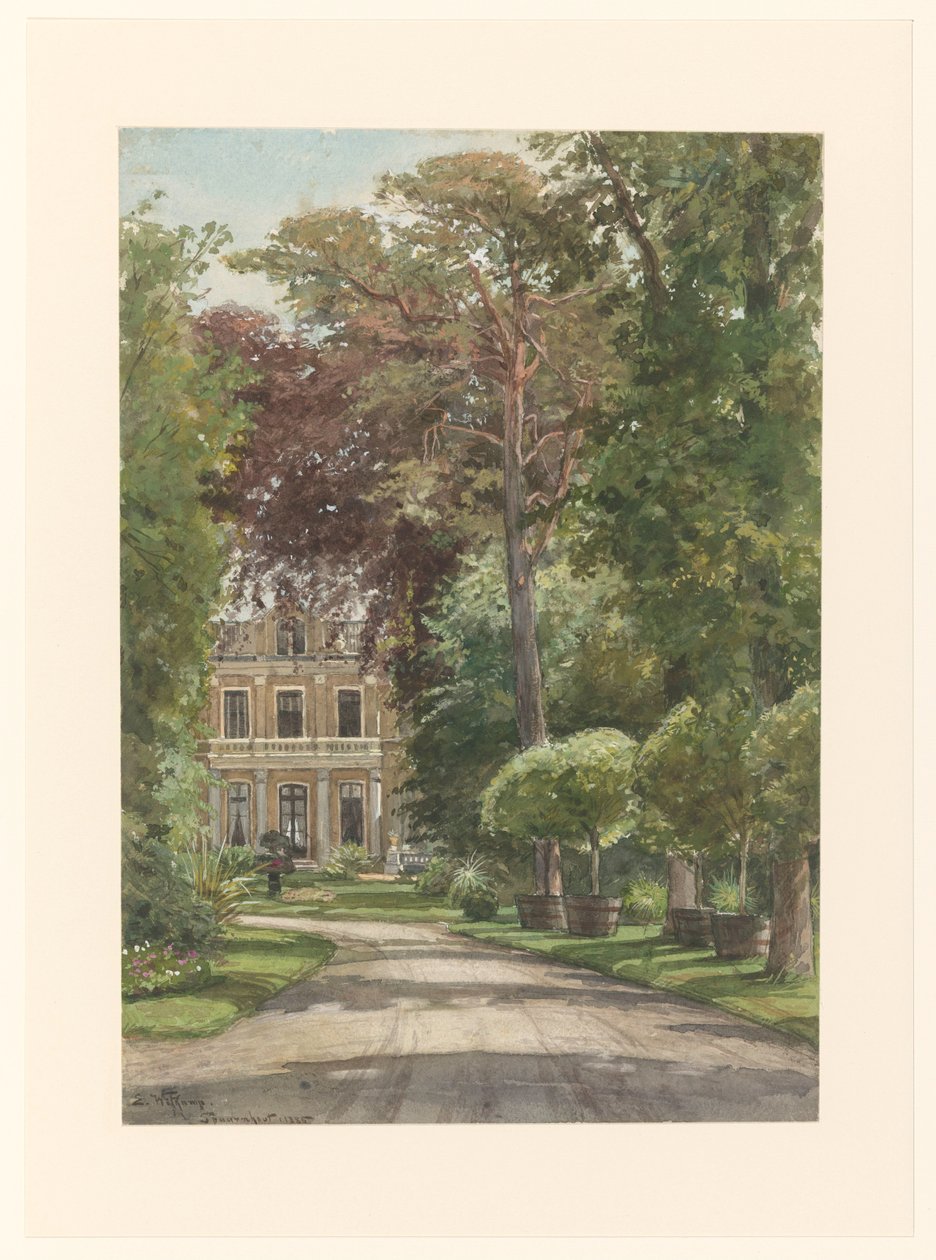 La tenuta Spaarnhout da Ernst Witkamp (signed by artist)