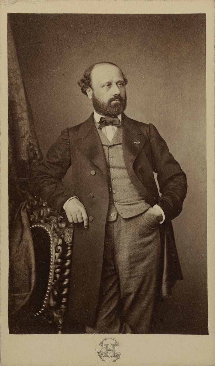 Ritratto del compositore François Bazin da Erwin Hanfstaengl