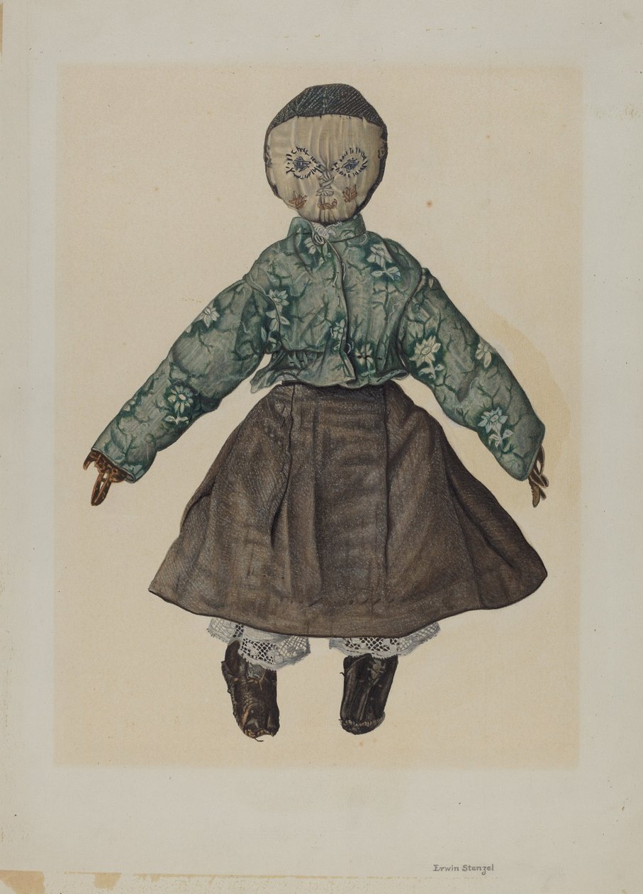 Bambola di pezza da Erwin Stenzel