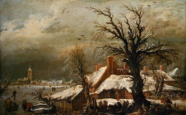 Paesaggio invernale da Esaias I van de Velde