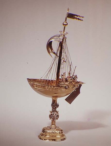 Nef, c.1610 da Esaias Zur Linden