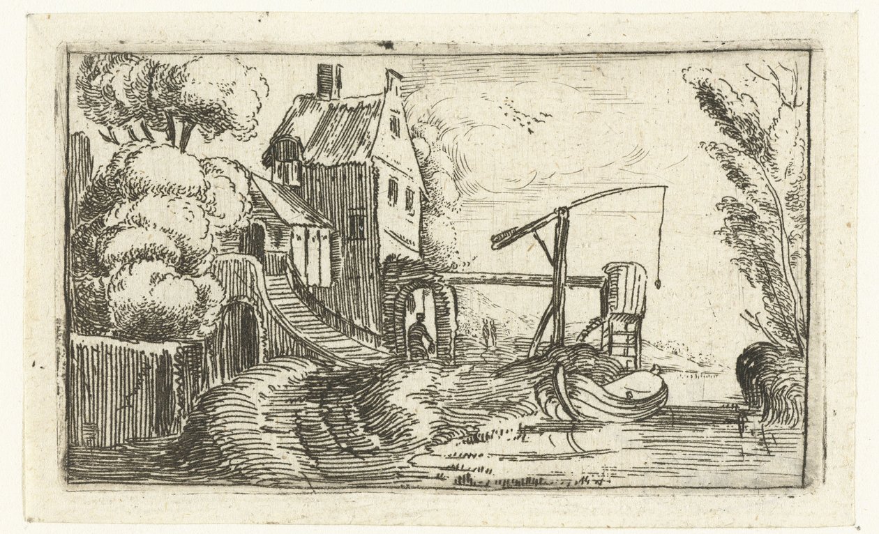 Casa o fabbrica su un canale da Esaias van de Velde (rejected attribution)