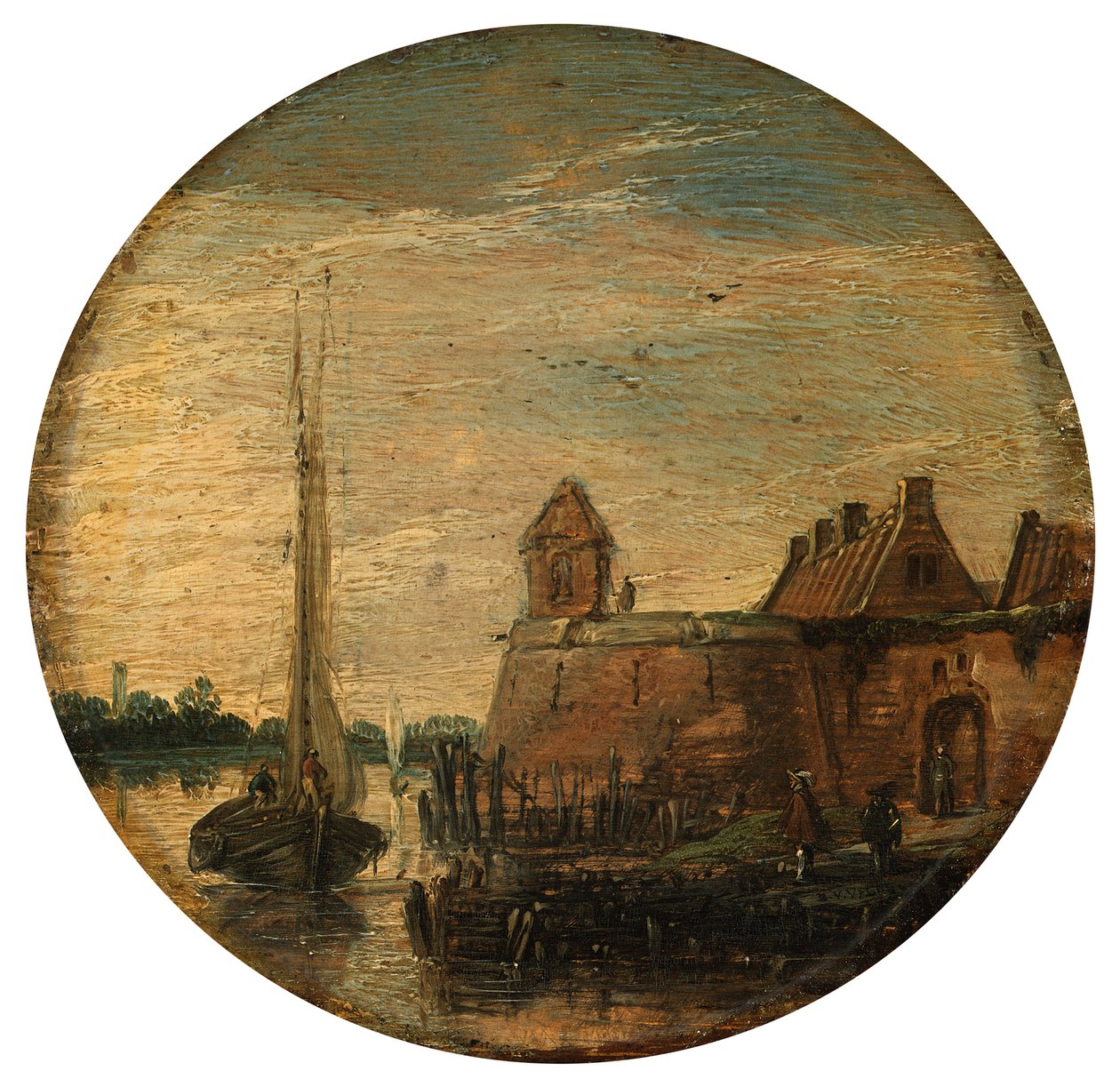 Baluardo sul canale da Esaias van de Velde