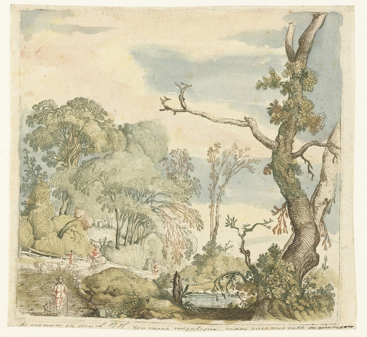 Paesaggio con alberi da Esaias van de Velde