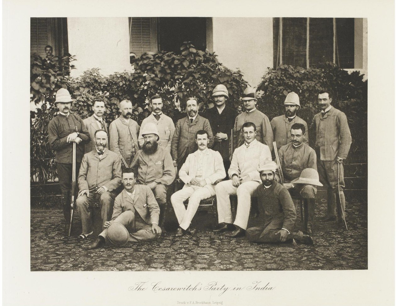 Lo zarevic Nicola Aleksandrovič di Russia in visita in India, 1891 da Esper Esperovich Ukhtomsky