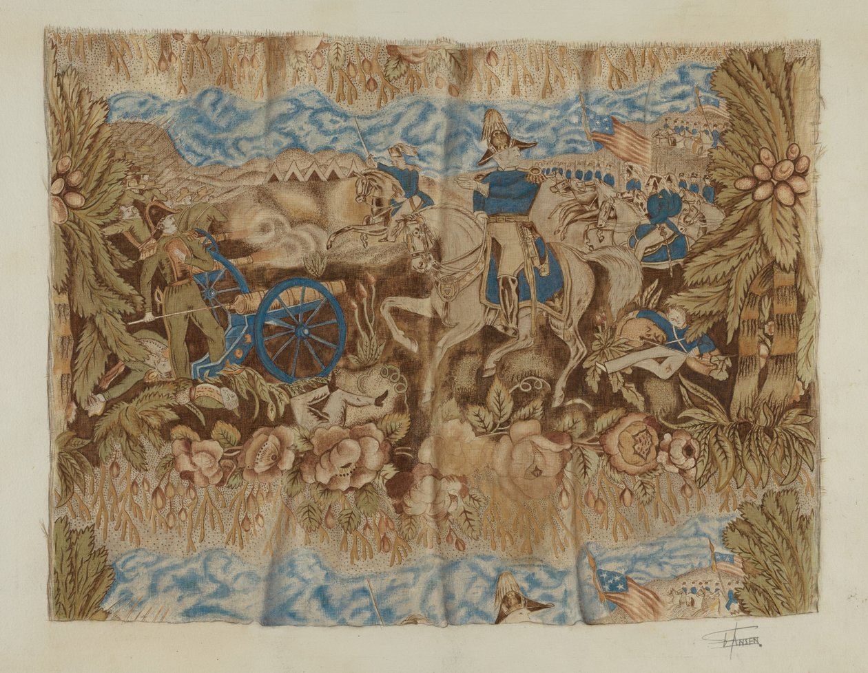Cotone stampato storico da Esther Hansen