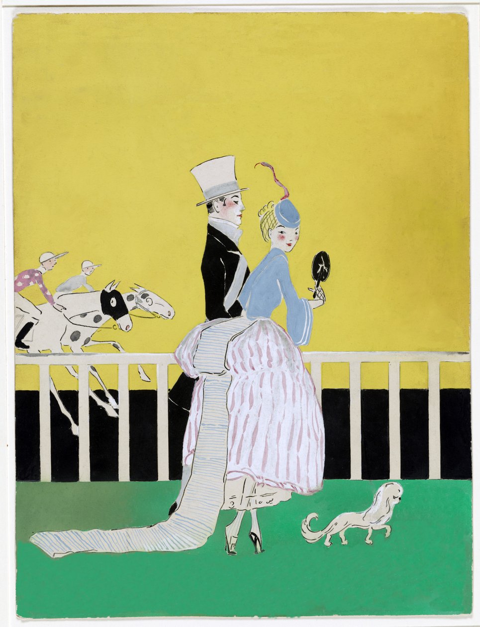 Alle corse, Vanity Fair, agosto 1916 da Ethel McClellan Plummer