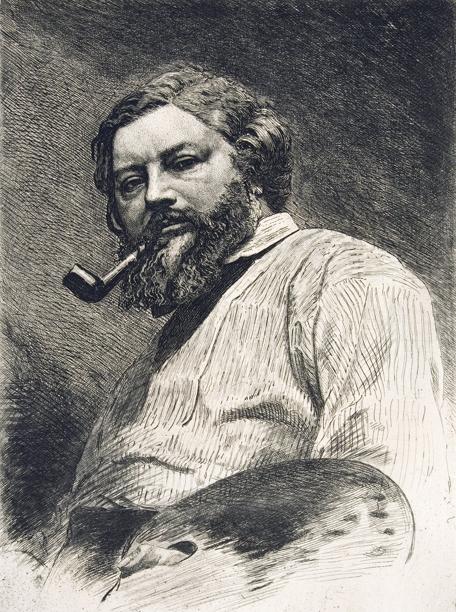 Gustave Courbet, 1882 da Etienne Gabriel Bocourt