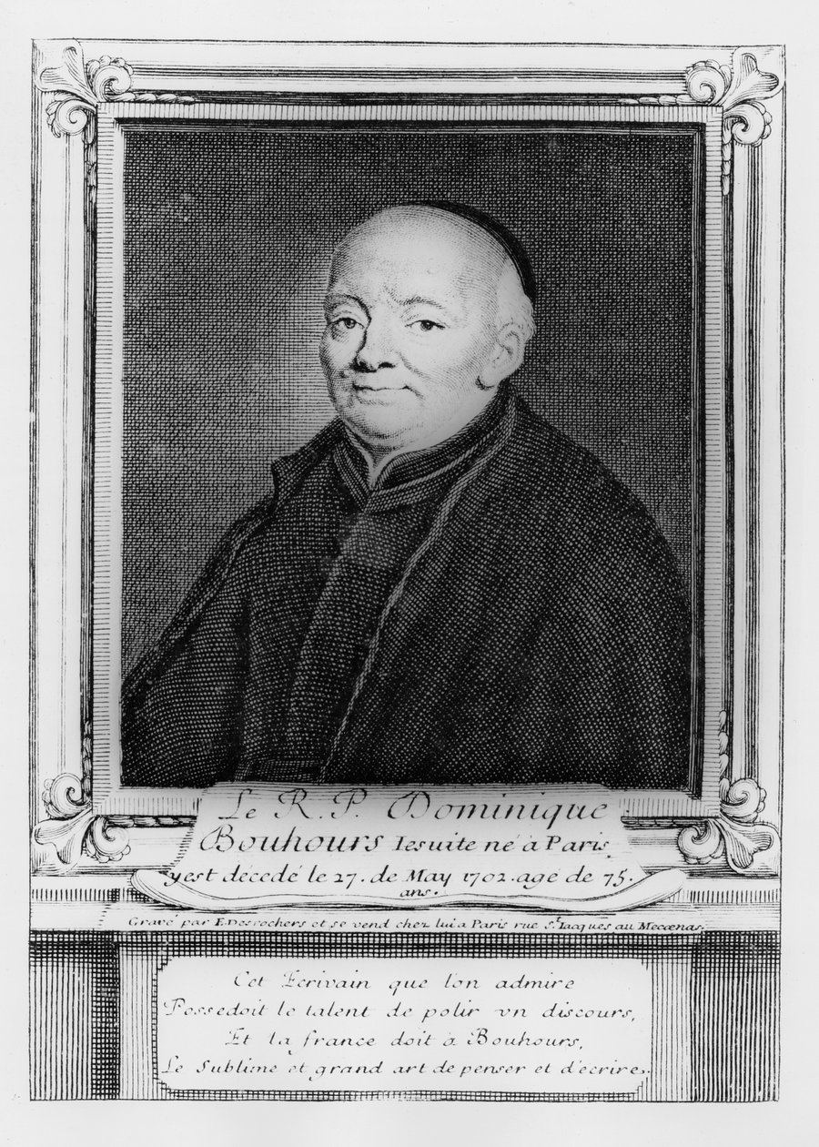 Dominique Bouhours da Etienne Jehandier Desrochers