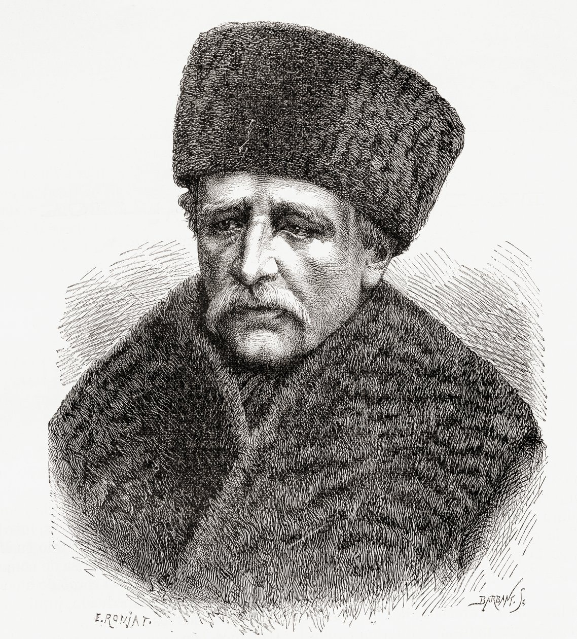 Barone Nils Adolf Erik Nordenskiold, 1878 da Etienne Antoine Eugene Ronjat