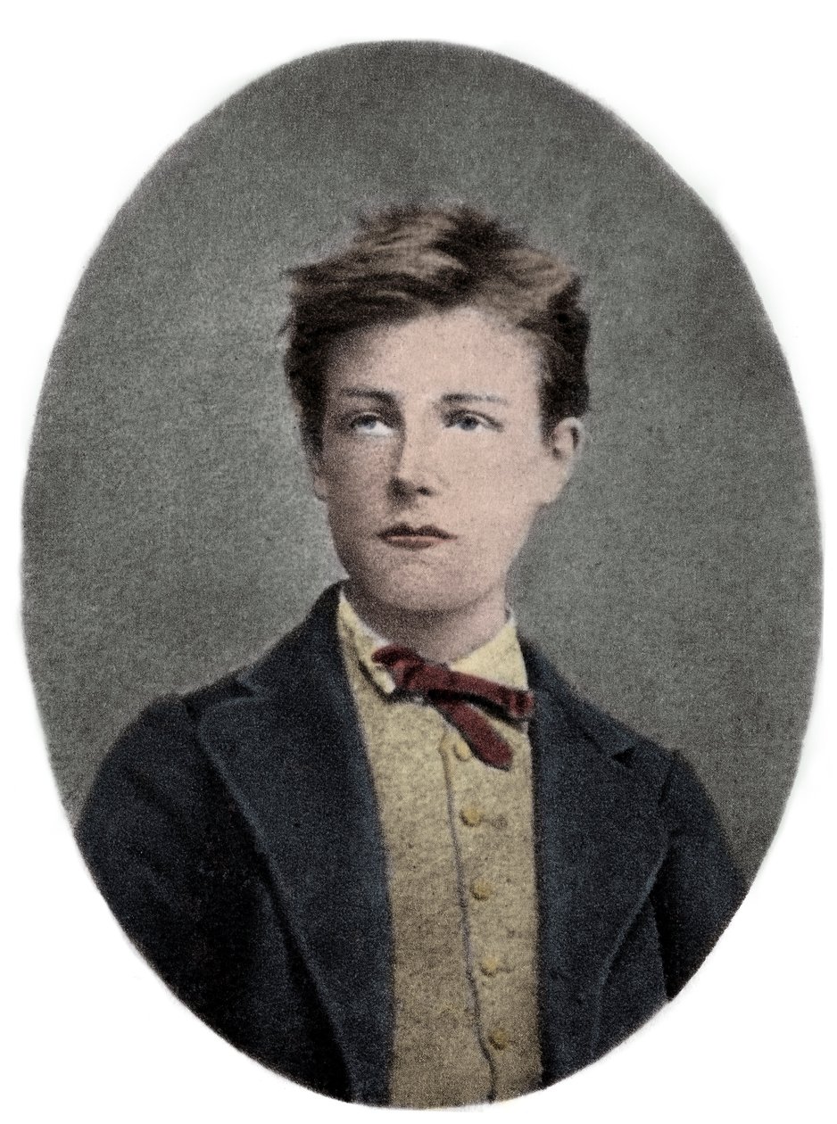 Arthur Rimbaud, poeta e avventuriero francese - Ritratto di Arthur Rimbaud a 17 anni. Fotografia di Carjat da Etienne (after) Carjat