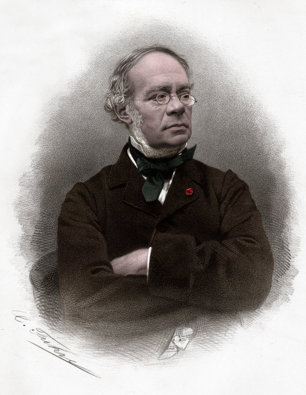 Fromental Halevy, c.1860-62 (incisione) da Etienne (after) Carjat