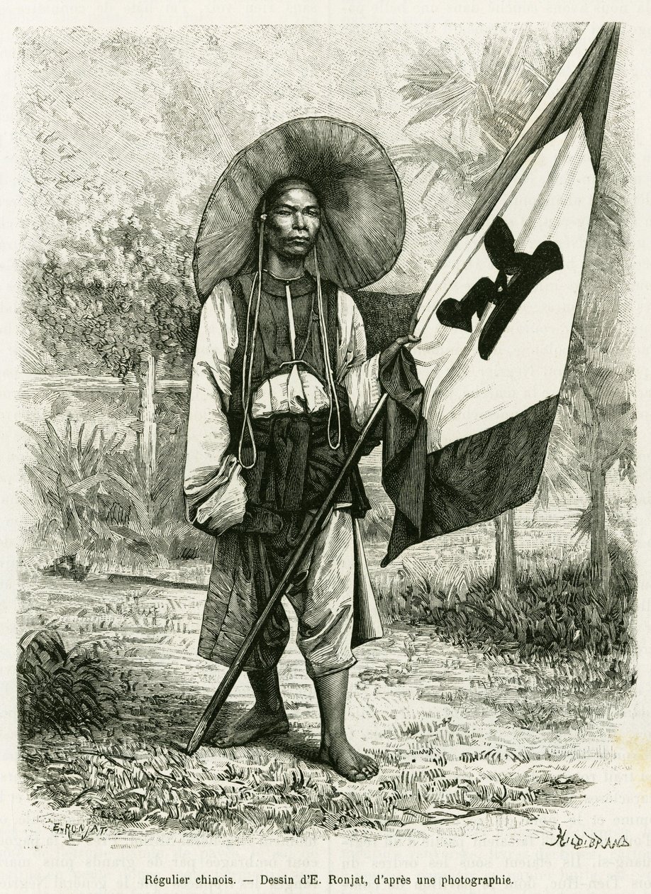 Dominio cinese (incisione) da Etienne Antoine Eugene Ronjat