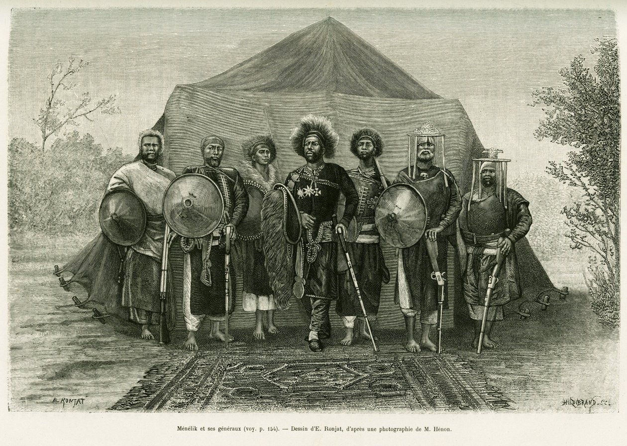 Ritratto del Principe Menelik II d