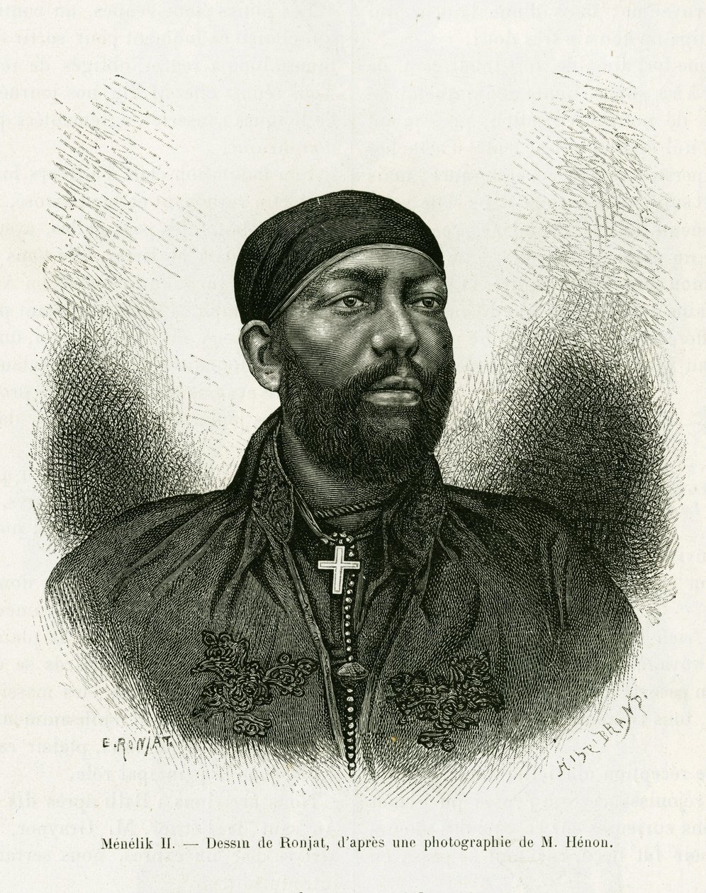 Ritratto del Principe Menelik II d