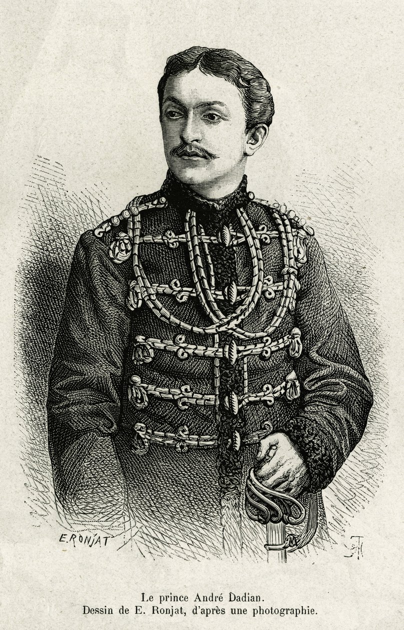 Principe Andre Dadian di Mingrelia (1850-1910), generale dell