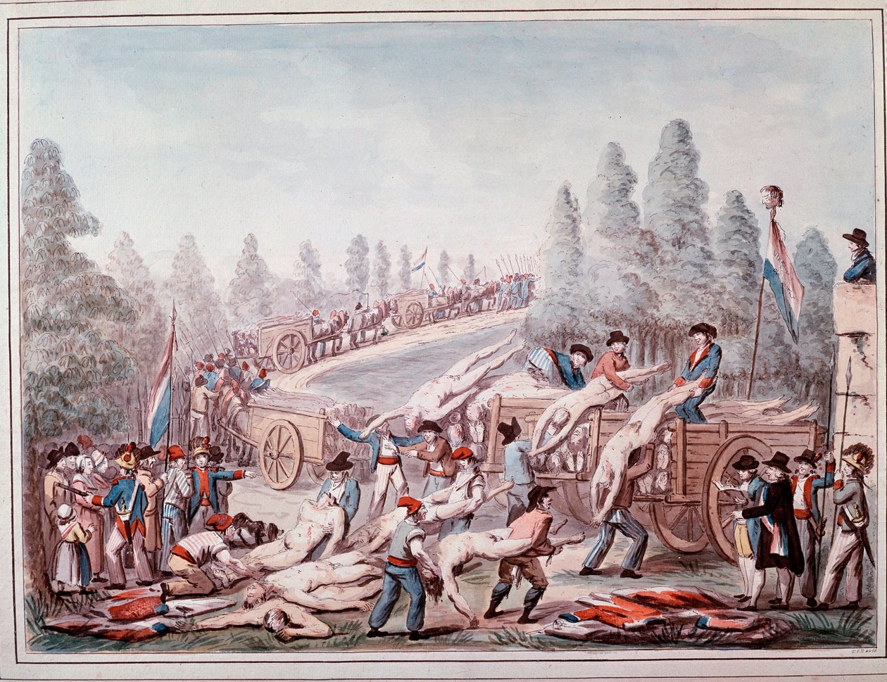 Trasporto di cadaveri durante la Rivoluzione da Etienne Bericourt
