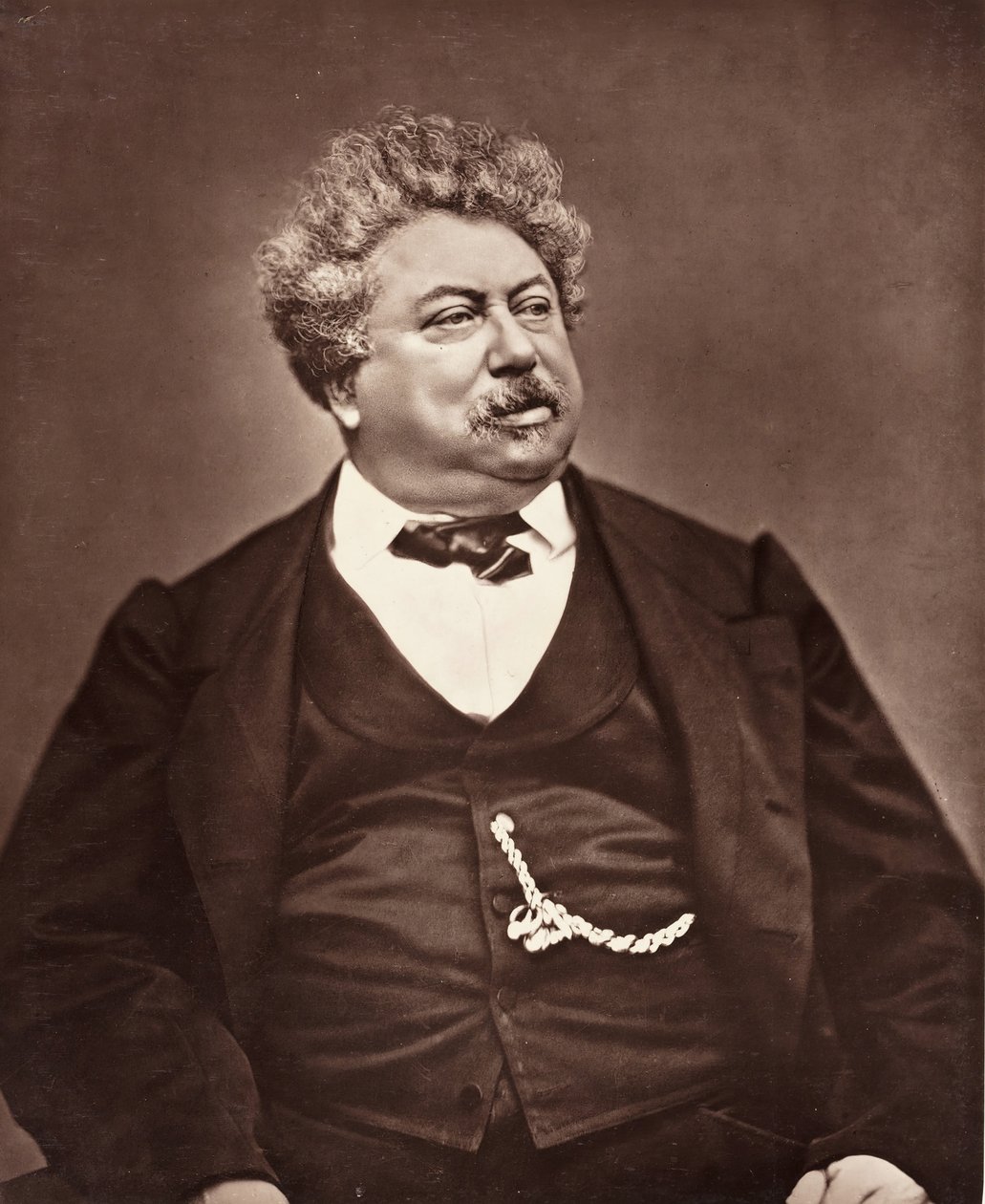 Alexandre Dumas romanziere e drammaturgo francese da Etienne Carjat