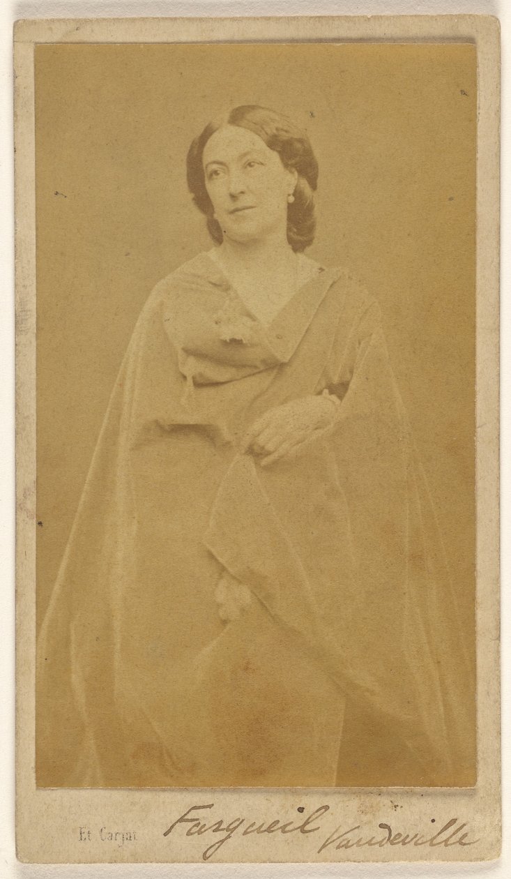 Anais Fargueil, Vaudeville da Etienne Carjat