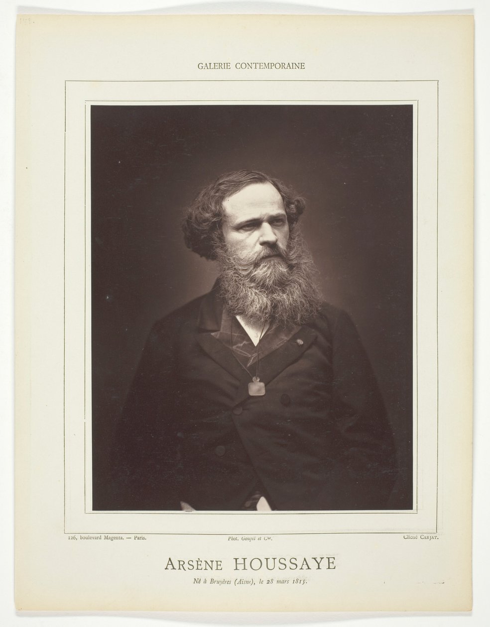 Arsène Houssaye da Etienne Carjat