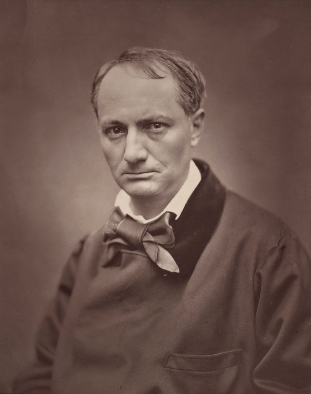 Charles Baudelaire, 1861, stampato nel 1877 (foto) da Etienne Carjat