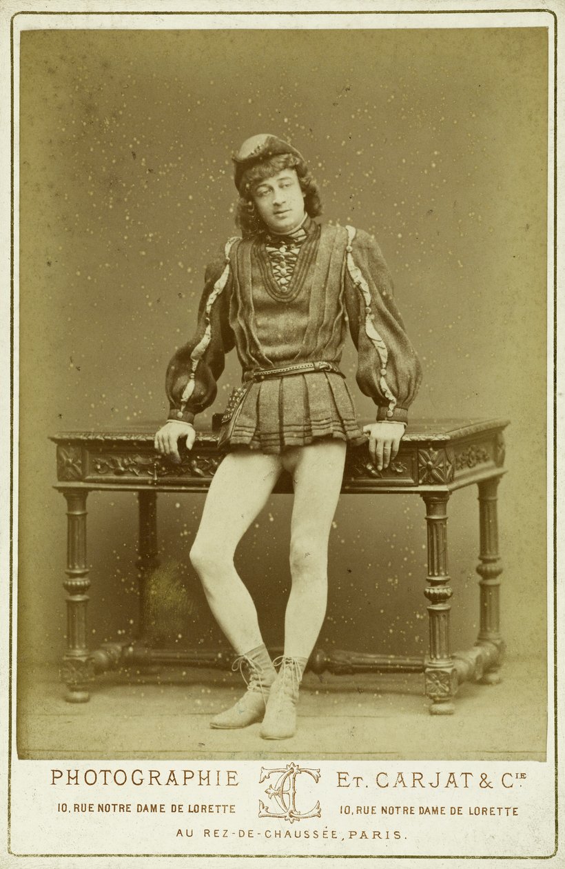 Charley nel ruolo di Jehan Frollo da Etienne Carjat