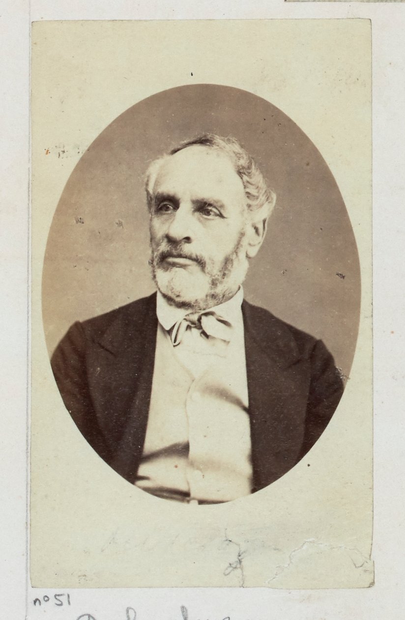 Delescluze Louis Charles (1809-1871). Giornalista, subì varie condanne, comprese multe e prigionia a Caienna, per le sue idee democratiche e sociali rivoluzionarie (1830). Eletto al Consiglio della Comune, membro del Comitato di... da Etienne Carjat