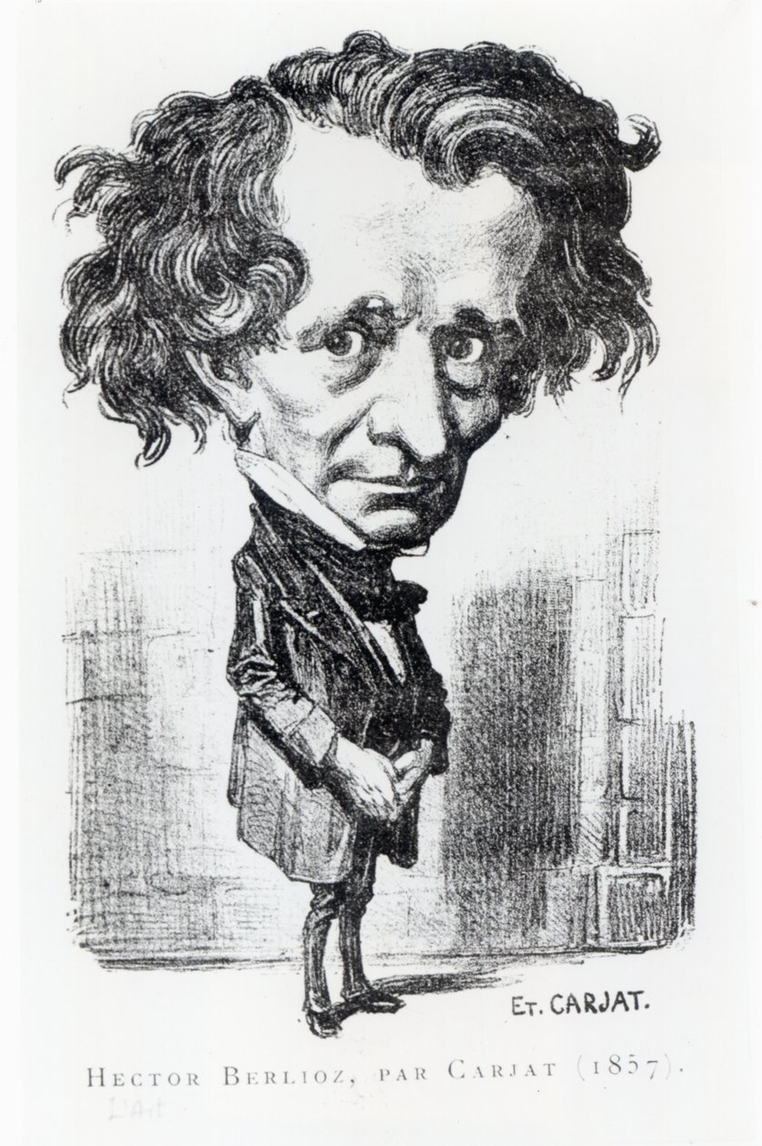 Hector Berlioz da Etienne Carjat