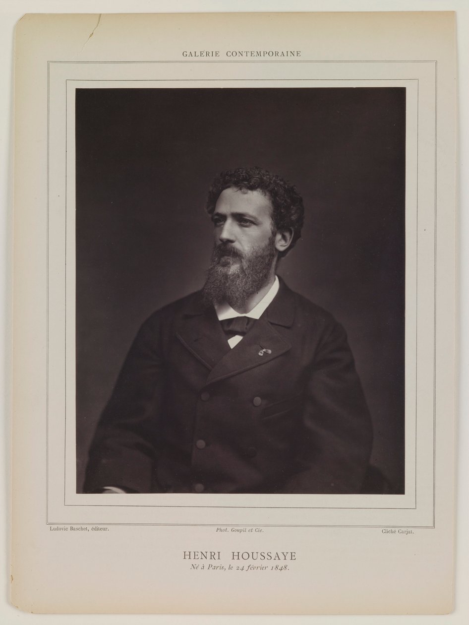Henri Houssaye da Etienne Carjat
