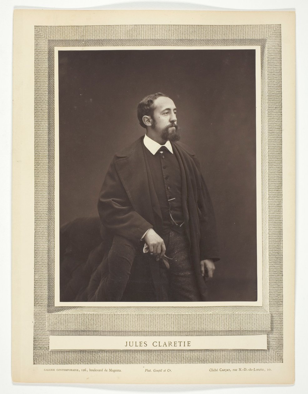 Jules Claretie da Etienne Carjat