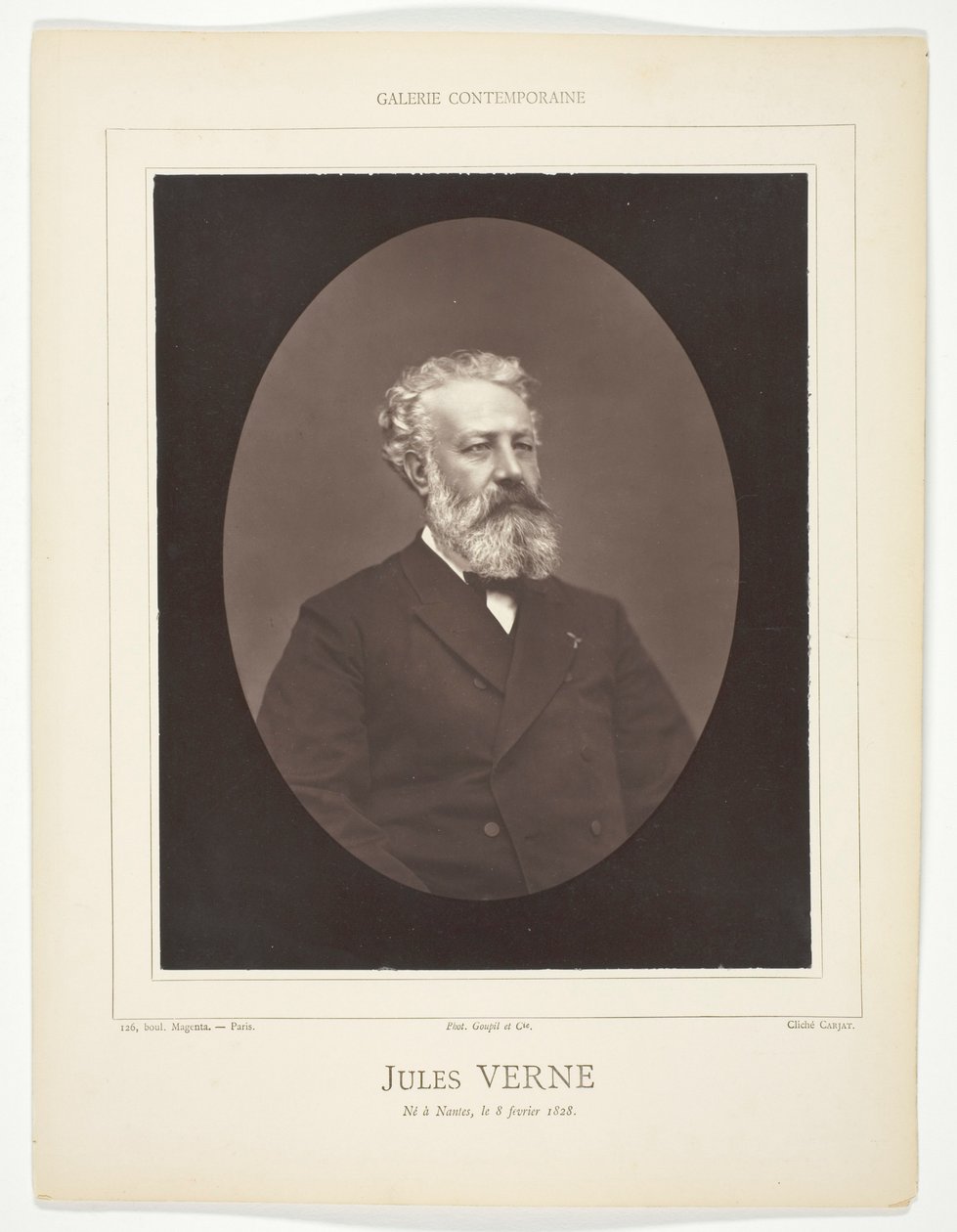 Jules Verne da Etienne Carjat