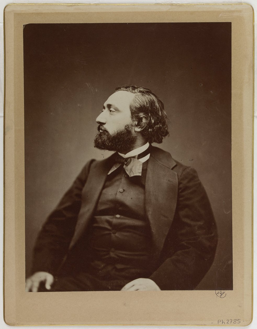 Léon Gambetta (1838-1882), avvocato e politico da Etienne Carjat
