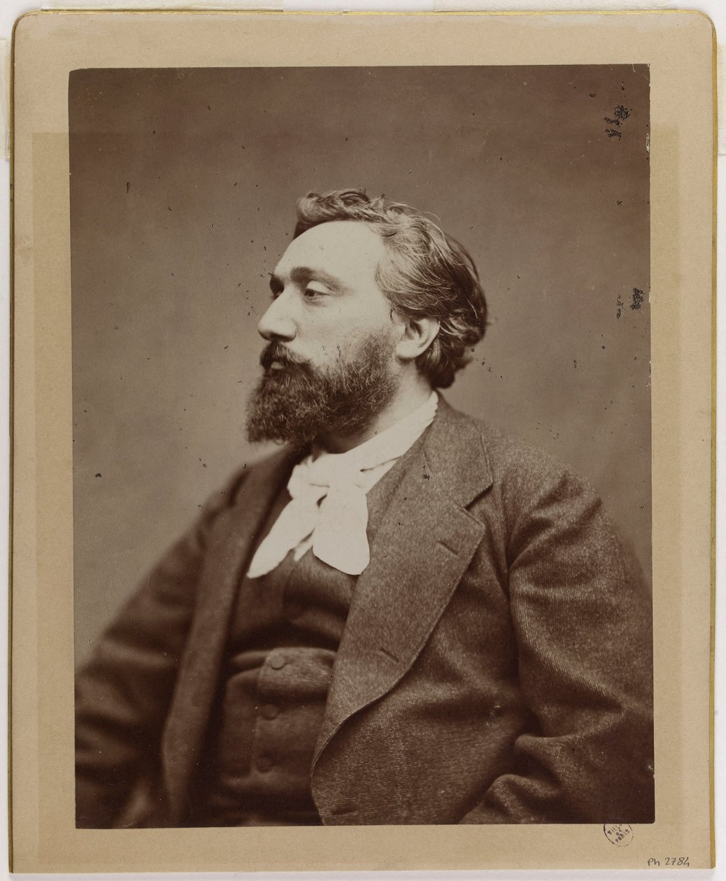 Léon Gambetta (1838-1882), avvocato e politico. da Etienne Carjat
