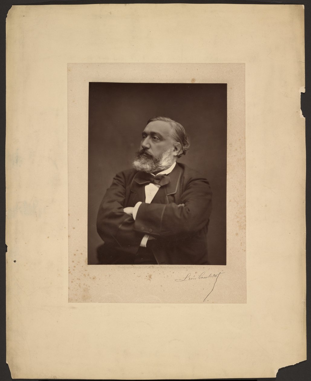 Léon Gambetta da Etienne Carjat