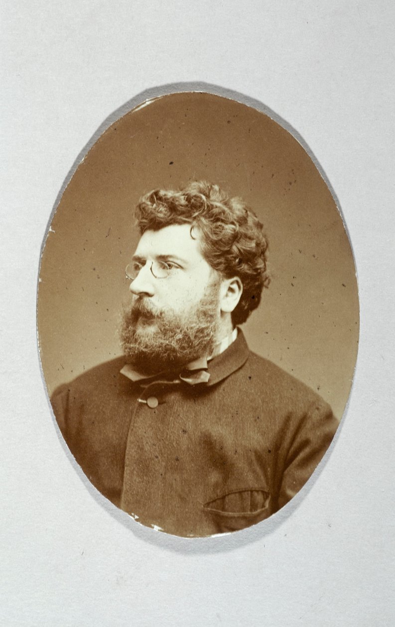 Ritratto di Georges Bizet (1838-1875), compositore. da Etienne Carjat
