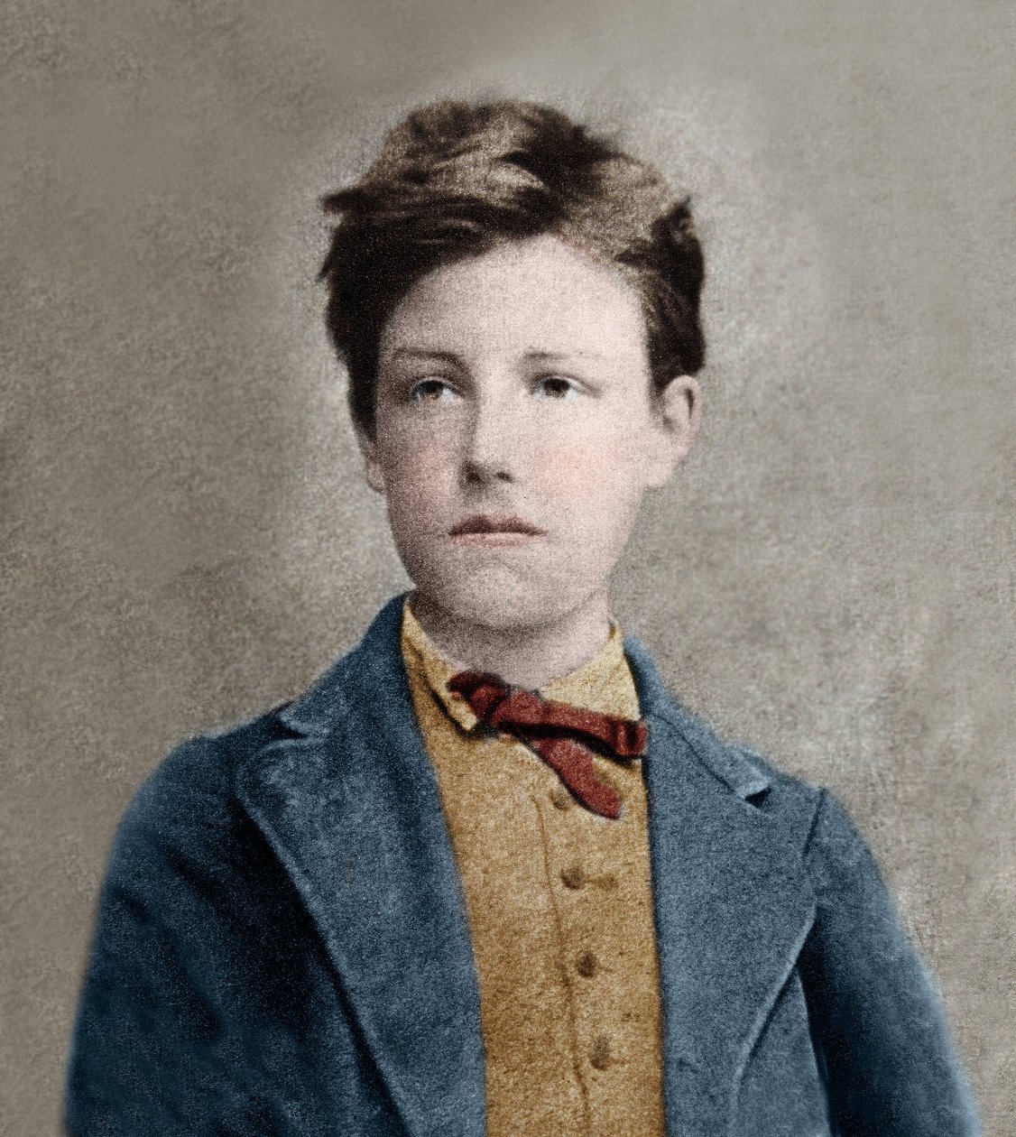 Ritratto di Arthur Rimbaud (1859-1891), basato sulla foto di Carjat da Etienne Carjat