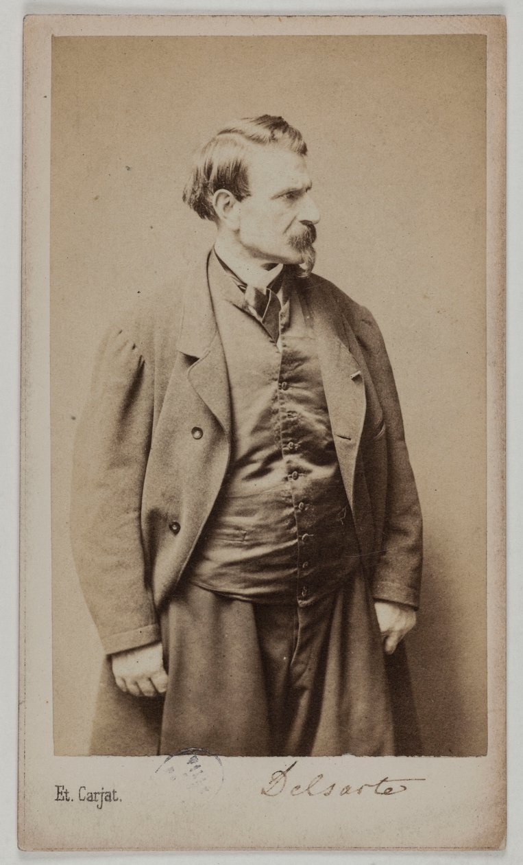 Ritratto di François Delsarte, 1870-90 circa (stampa all