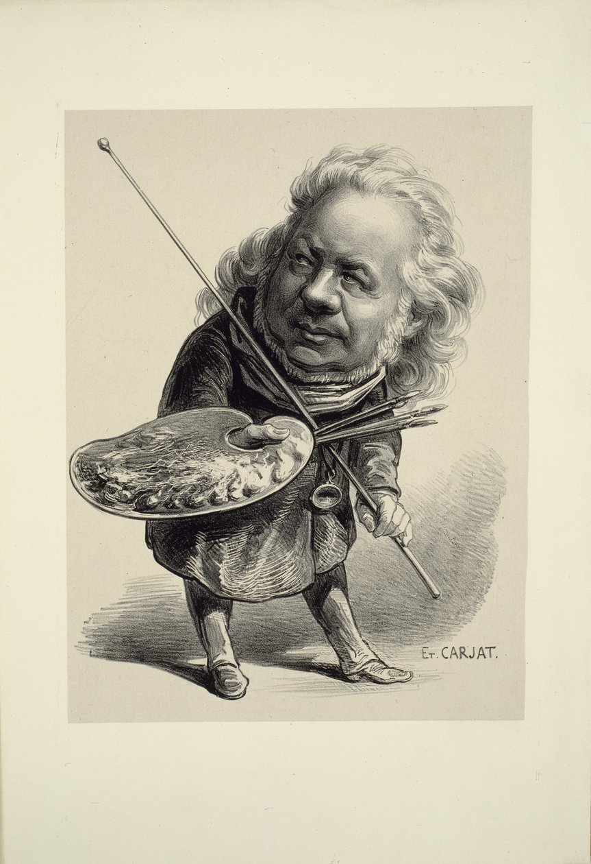 Ritratto di Honoré Daumier da Etienne Carjat