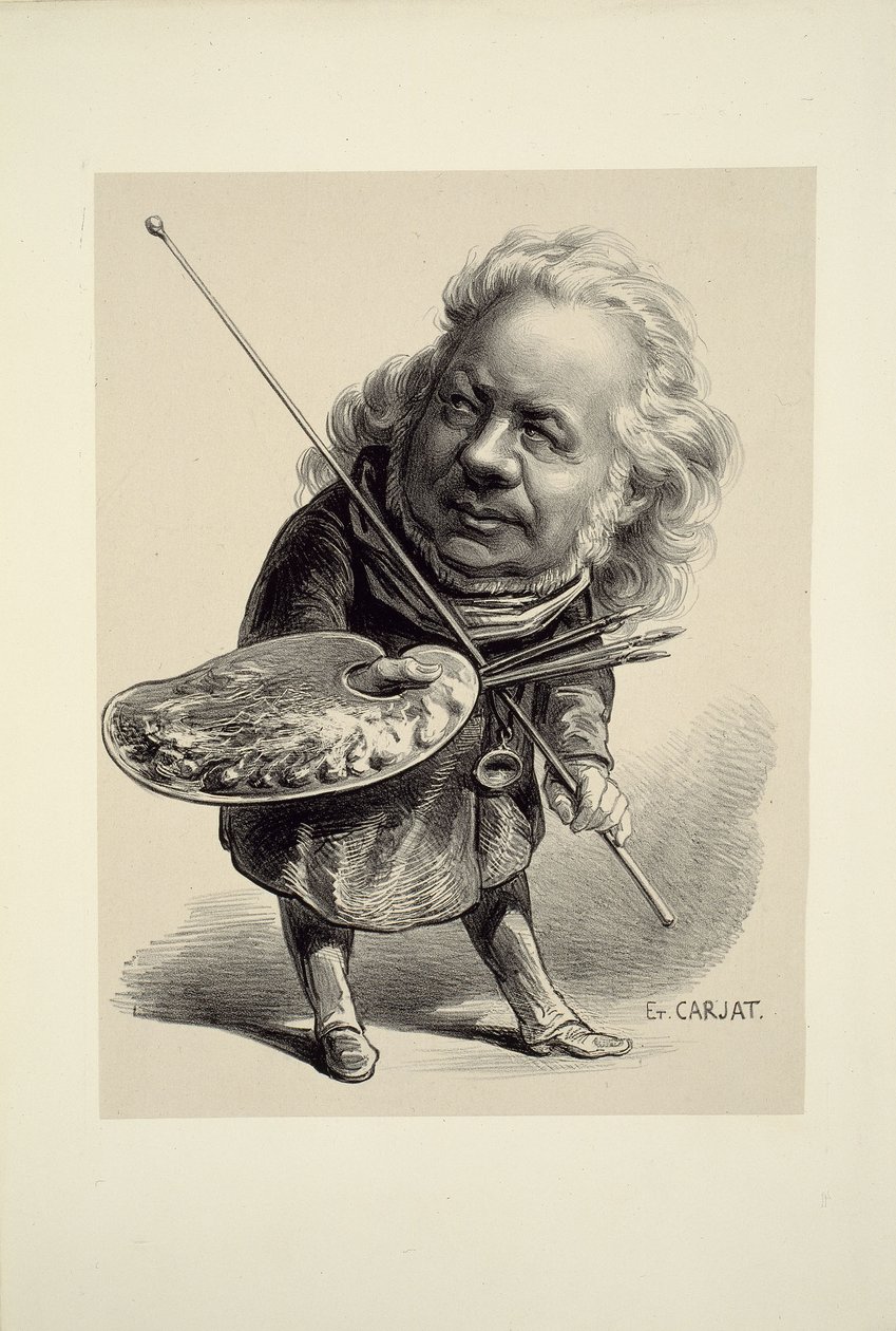 Ritratto di Honoré Daumier da Etienne Carjat