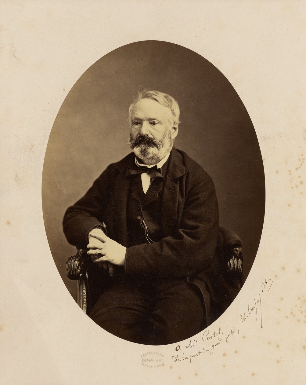 [Ritratto di Victor Hugo] da Etienne Carjat