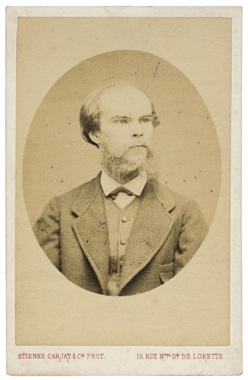 Ritratto del poeta Paul Verlaine 1844-1896, c. 1870 da Etienne Carjat