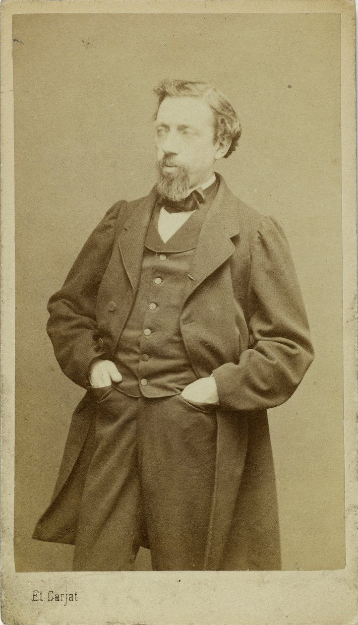 Ritratto del compositore François-Auguste Gevaert 1828-1908, c. 1870 da Etienne Carjat