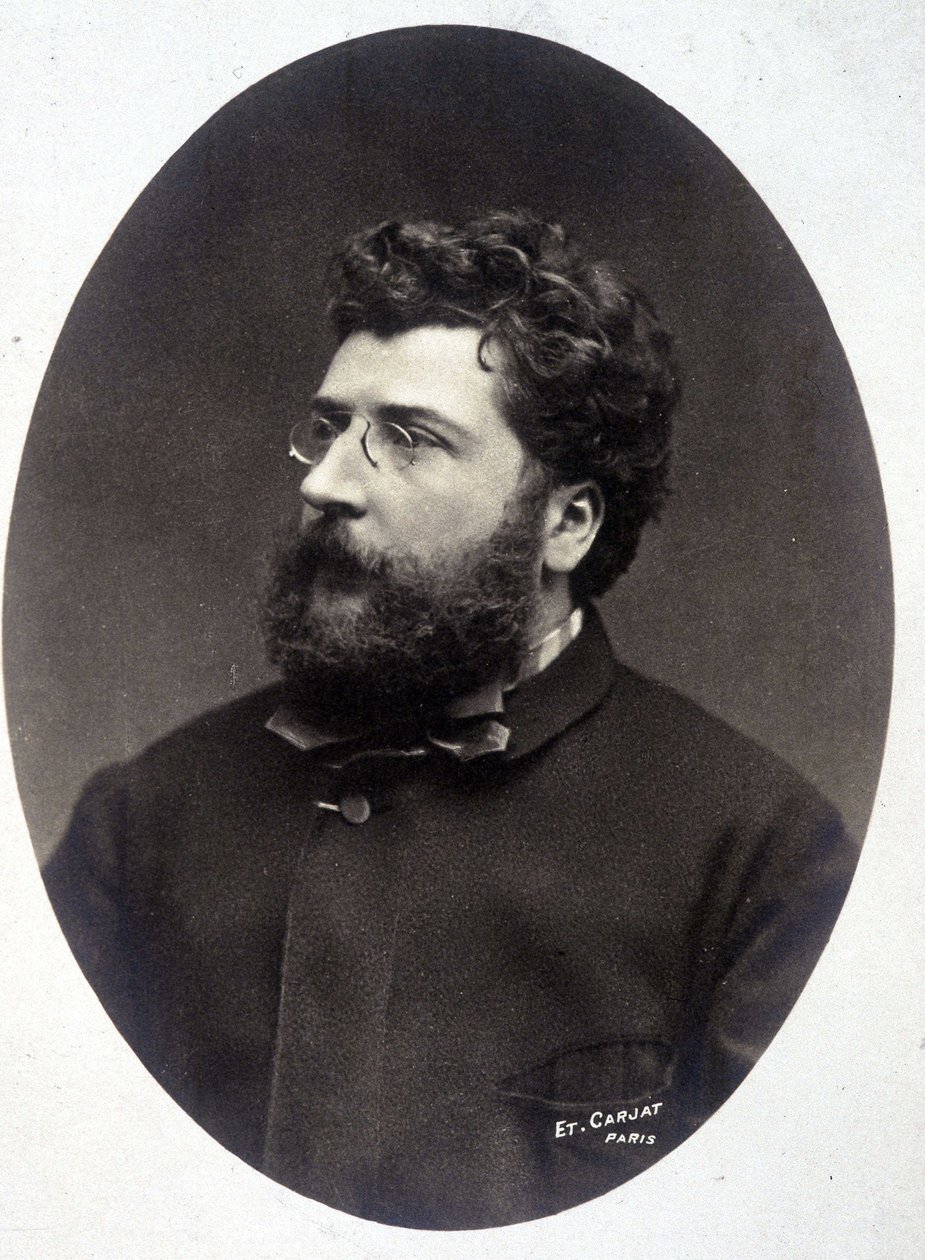 Ritratto del compositore Georges Bizet da Etienne Carjat