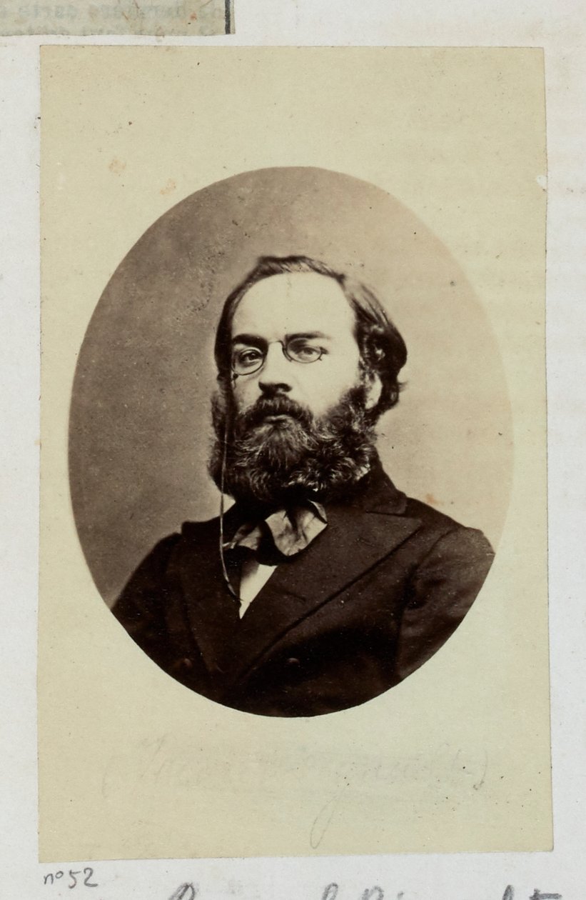 Rigault Raoul Adolf Georges (1846-1871). Giornalista e uomo politico, è nominato alla prefettura di polizia (20 marzo 1871), alla Commissione di Sicurezza generale (29 marzo 1871). In tale veste si arroga il potere, reprimendo i suoi avversari... da Etienne Carjat