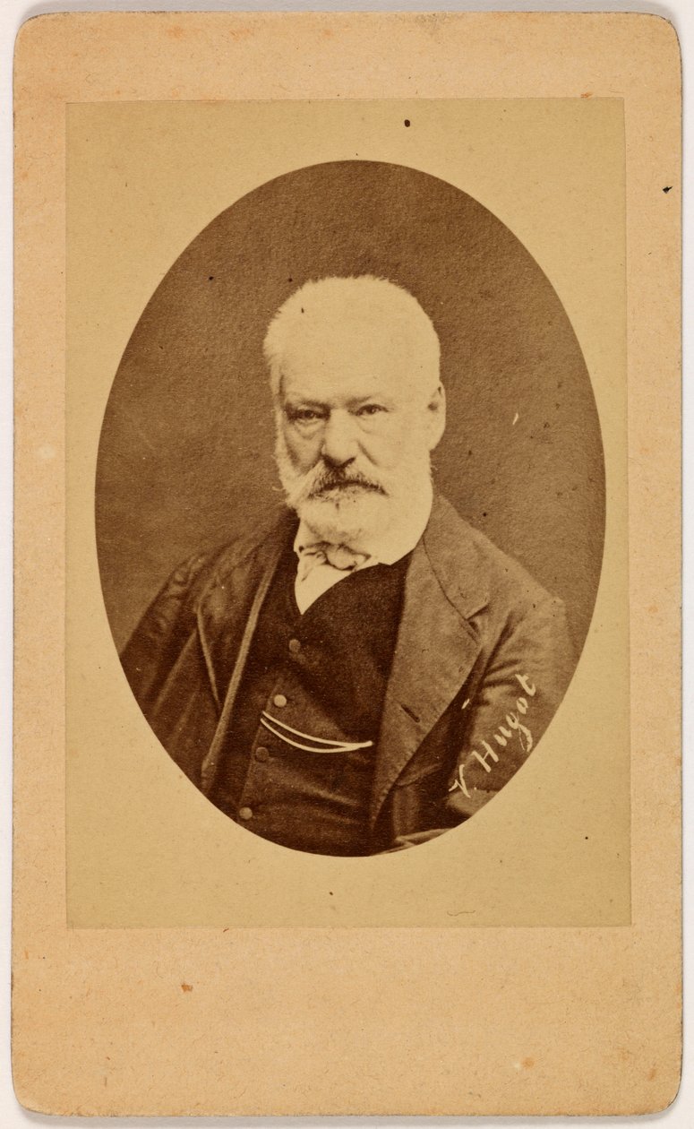 Victor Hugo di fronte da Etienne Carjat