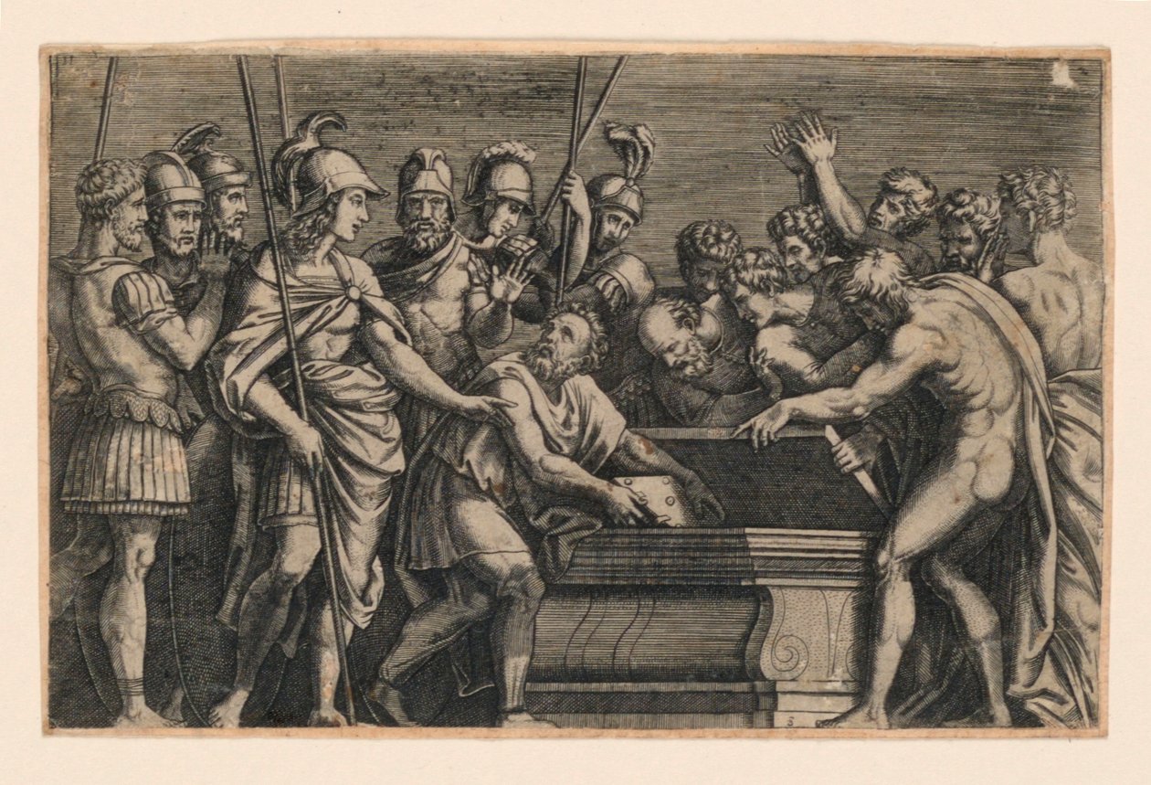 Alessandro e il libro di Omero da Etienne Delaune