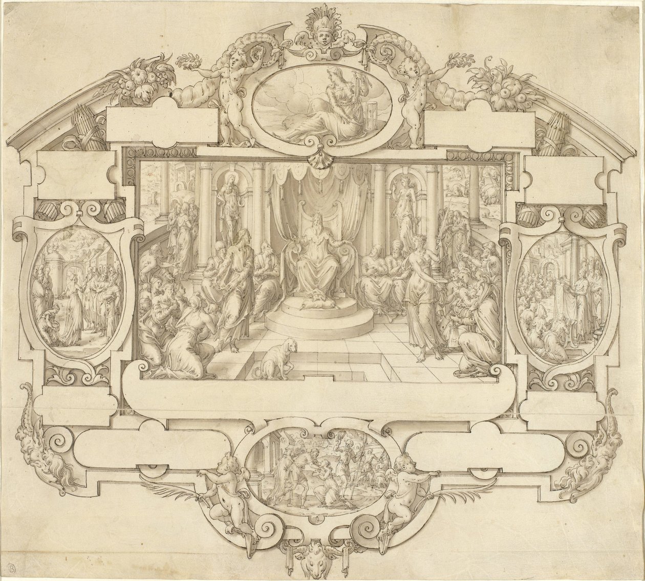 Allegoria della giustizia da Etienne Delaune