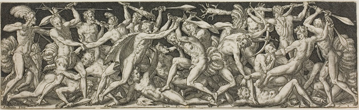 Combattimenti e trionfi: La battaglia degli uomini nudi da Etienne Delaune