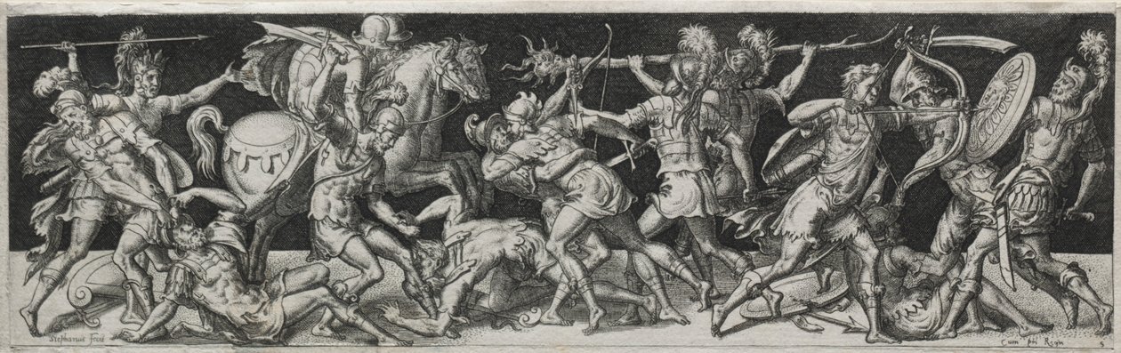 Combattimenti e trionfi, probabilmente anni 1560 da Etienne Delaune